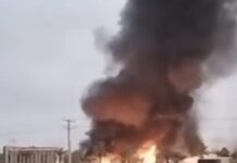 آتشزدن کارخانه ایرانکولا توسط افراد مسلح ناشناس در ایرانشهر