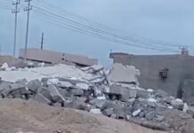 یورش شبانه نیروهای دولتی به منازل شهروندان در کمب چابهار؛ دستکم ۶ خانه تخریب شد